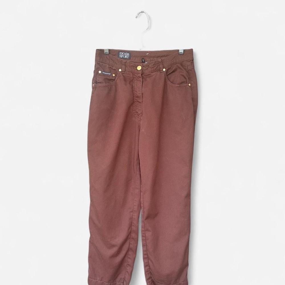Escada Sport brown trousers European Size 40 US size 10